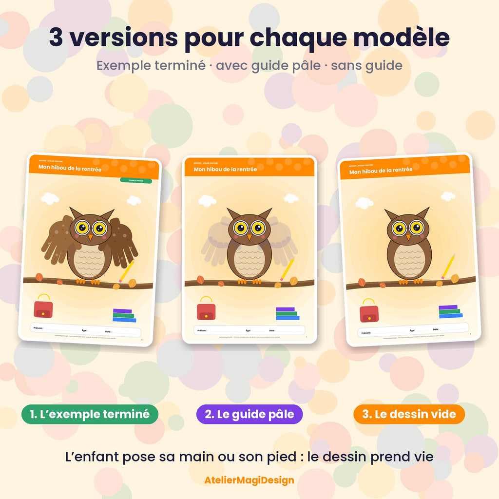 Le Grand Livre des Empreintes – 26 modèles de peinture mains et pieds